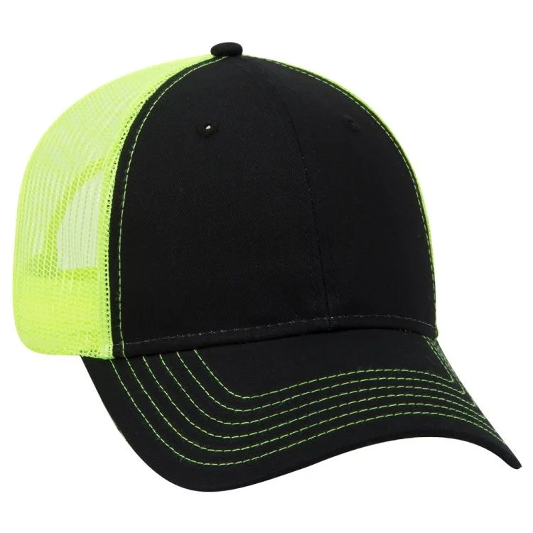 OTTO CAP 6 Panel Low Profile Mesh Back Trucker Hat