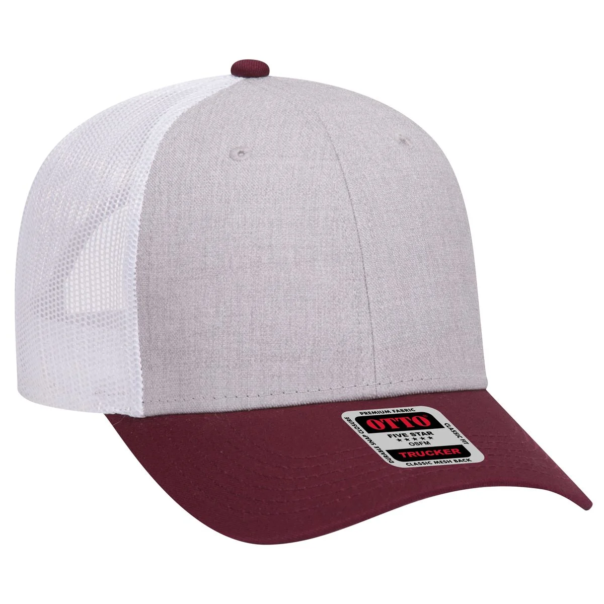 OTTO CAP 6 Panel Low Profile Mesh Back Trucker Hat