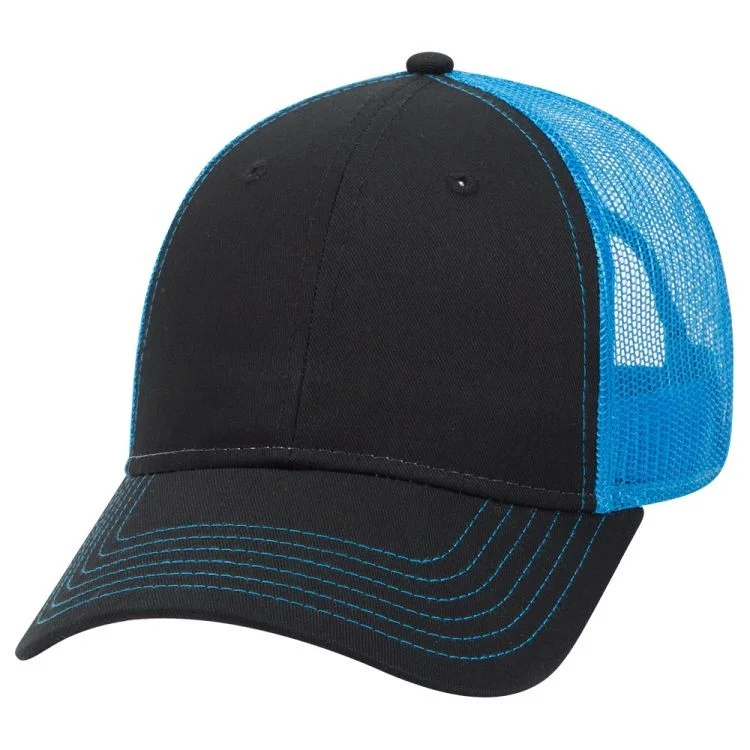 OTTO CAP 6 Panel Low Profile Mesh Back Trucker Hat