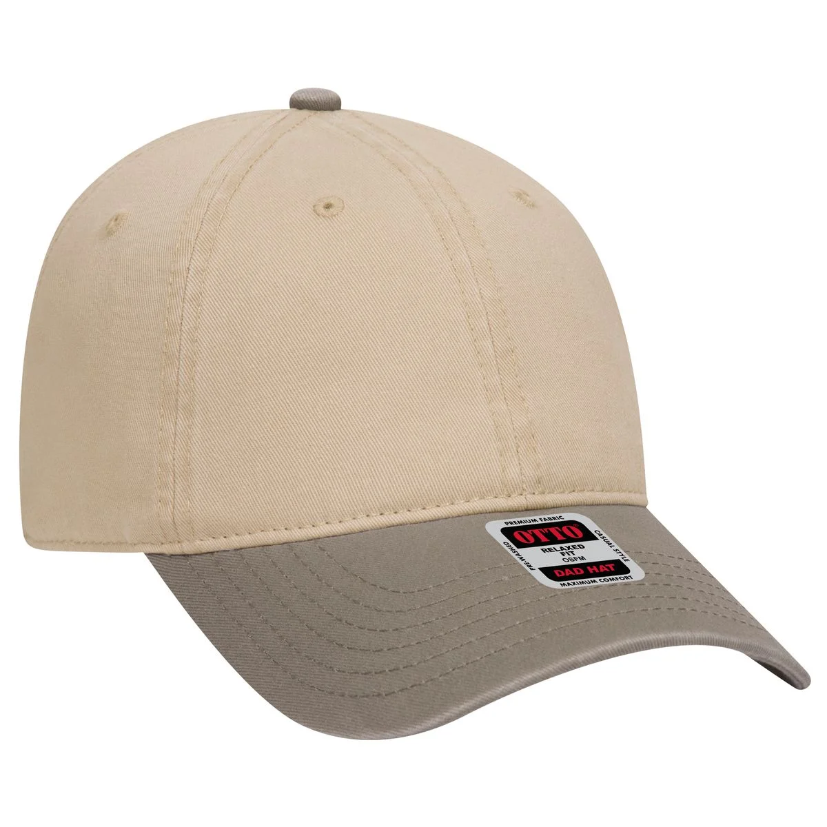 OTTO CAP 6 Panel Low Profile Dad Hat